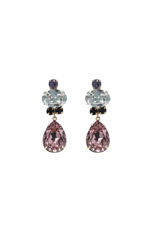 Catherine Earrings in Vintage Rose