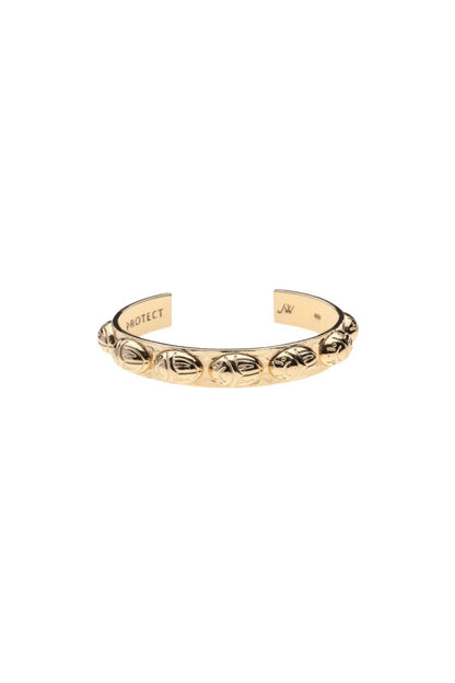 PROTECT JW Gold Scarab Cuff