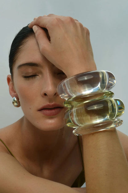 Ridge Cuff in Clear