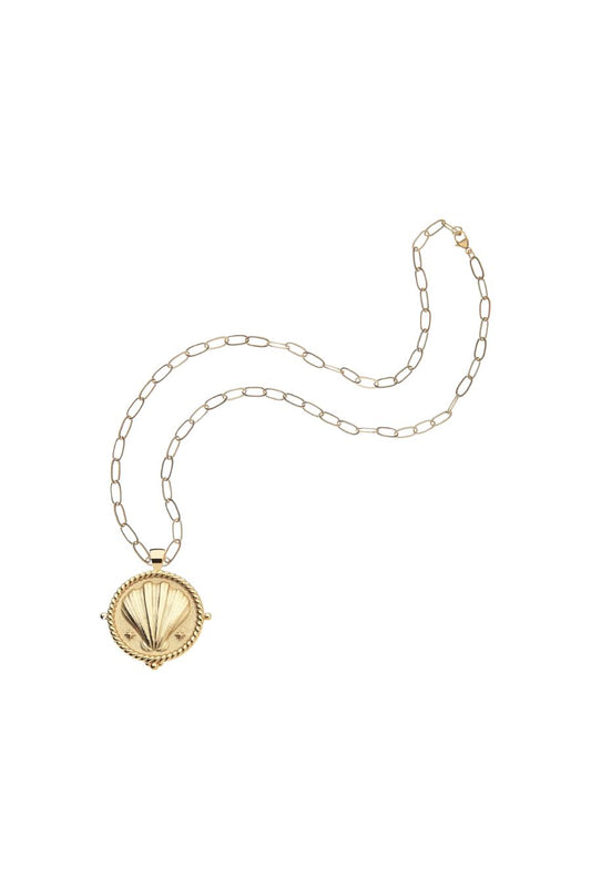 STRONG Clamshell Original Pendant Coin Necklace