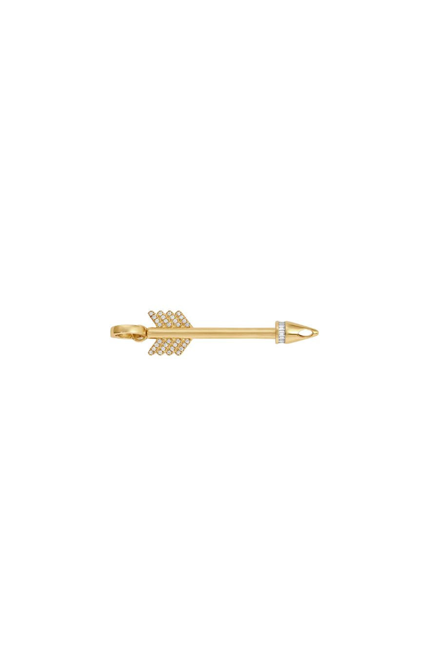 Diamond Arrow Hinged Charm for Big Beads