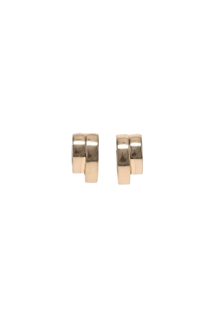 Double Up Hoops in Gold