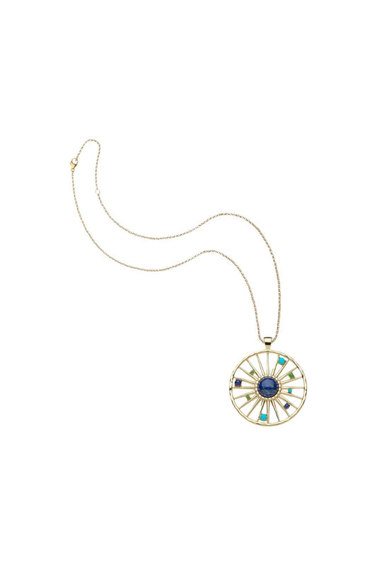 WANDERLUST Jumbo Sun Flare Coin Necklace