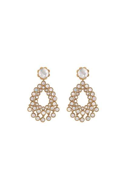 Flower Chandelier Earring in MOP