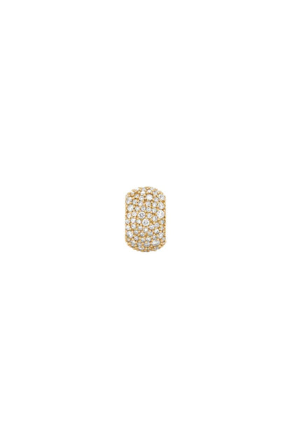 Wide Pavé Big Bead in Diamond