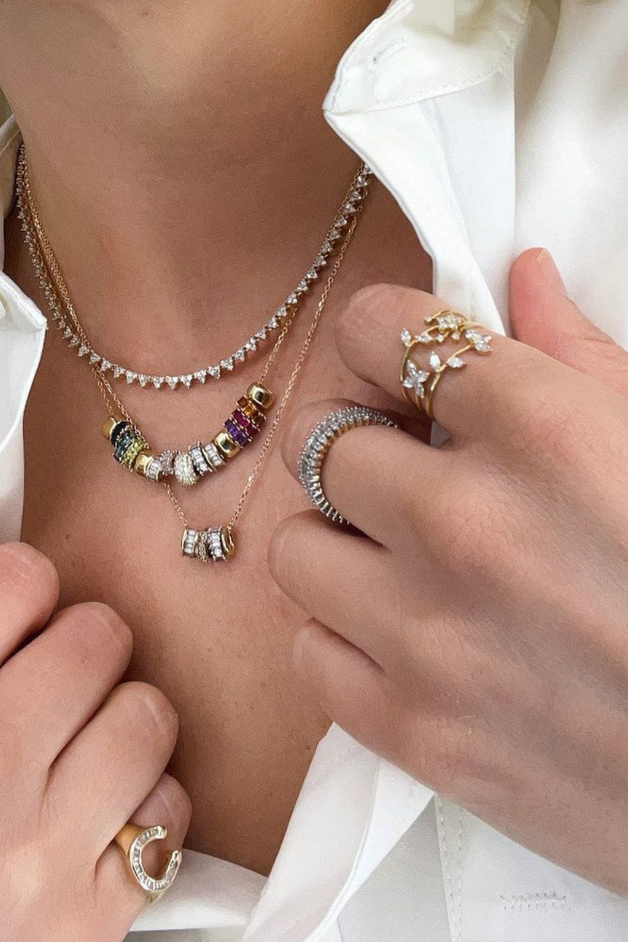 Bead Party Diamond Rager Necklace