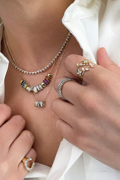 Bead Party Diamond Rager Necklace