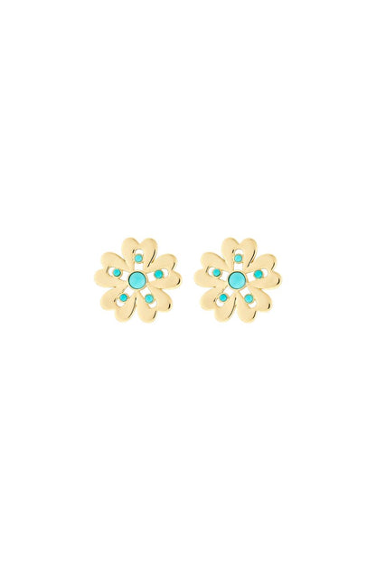 Majorelle Stud in Turquoise