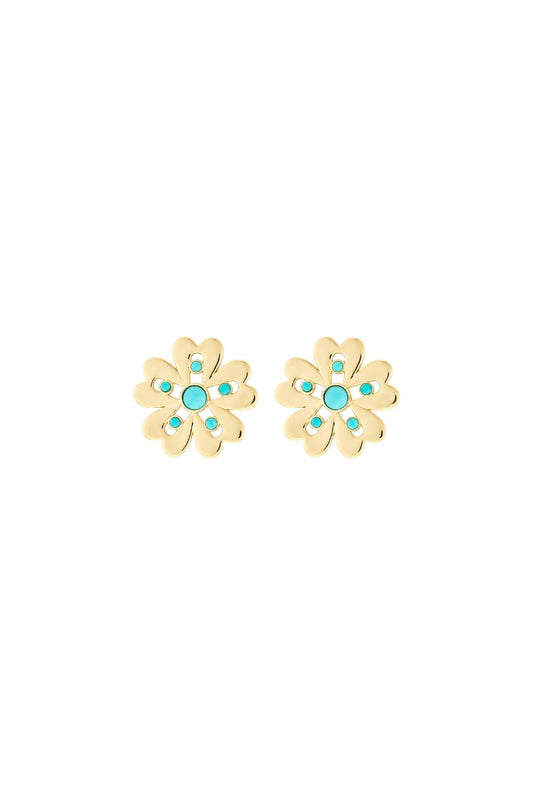 Majorelle Stud in Turquoise