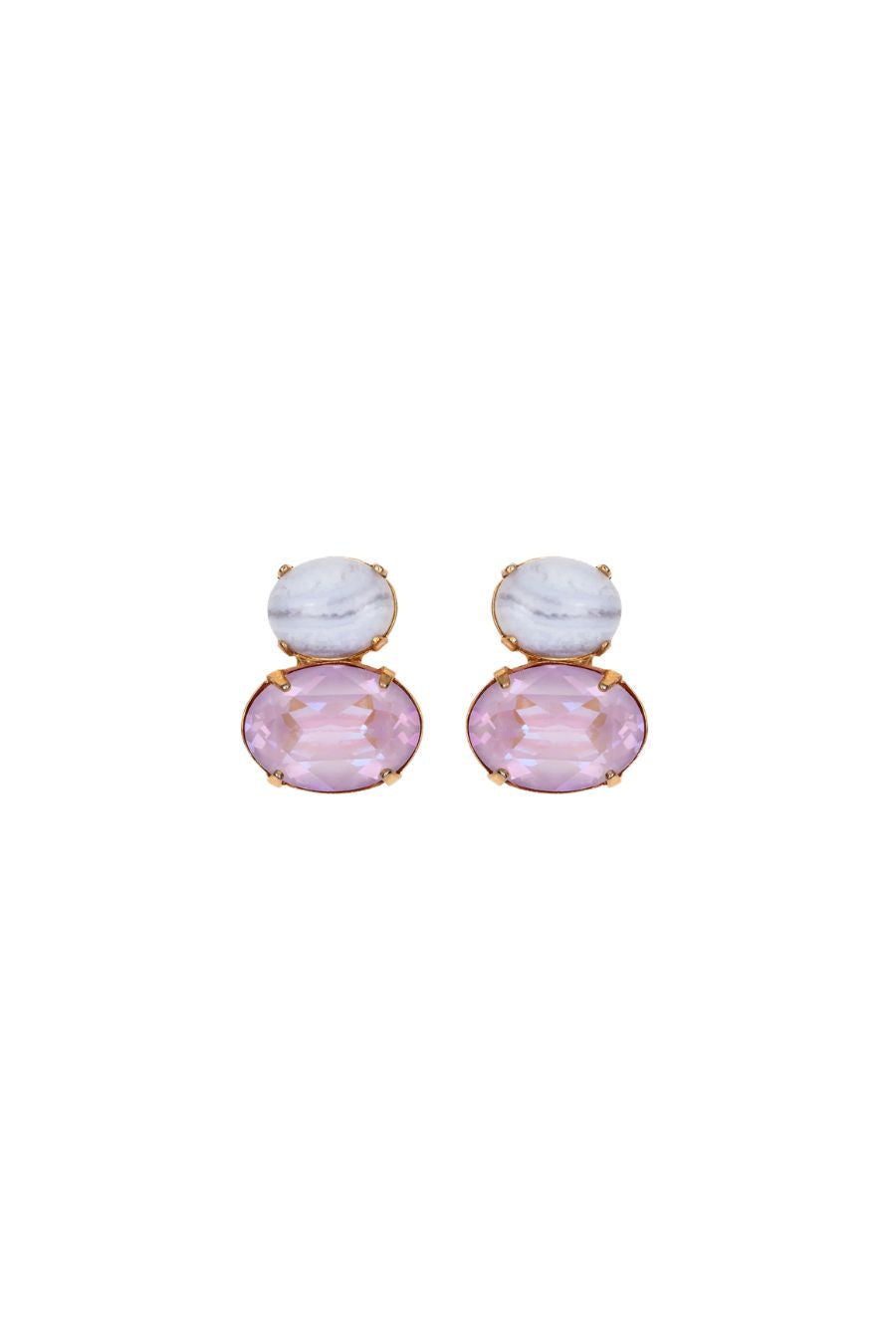 Yvette Earrings in Agate