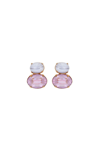 Yvette Earrings in Agate