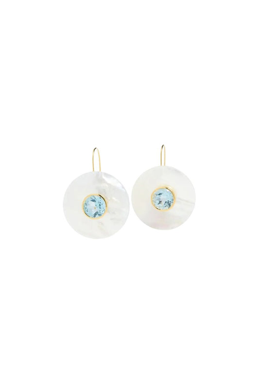 Taj Blue Topaz Earrings
