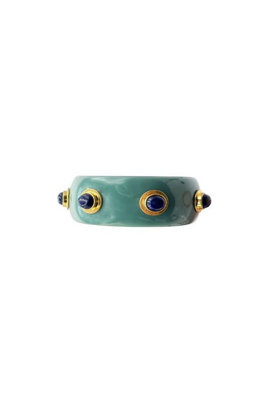 Renee Bangle in Turquoise/Lapis