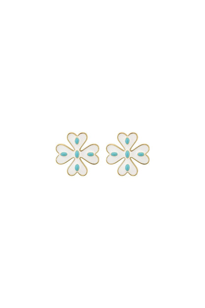 Talitha Stud in Turquoise