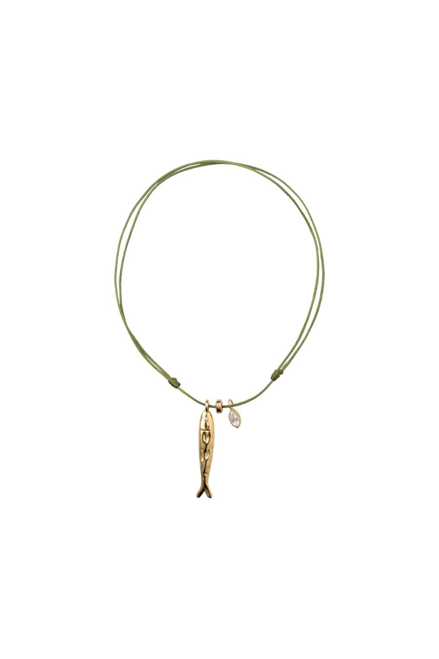 Isda Necklace in Green