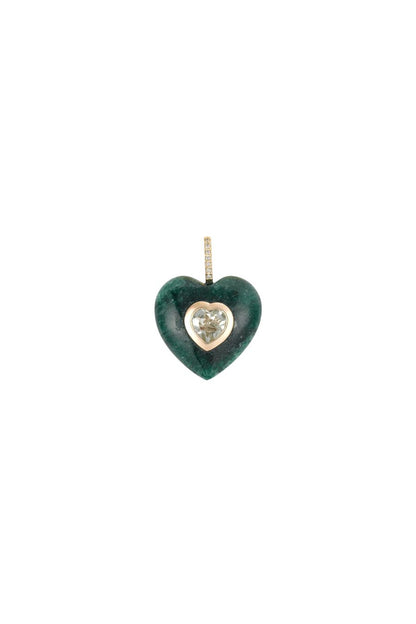 Green Aventurine Heart Pendant