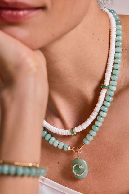 Green Aventurine Bead Necklace