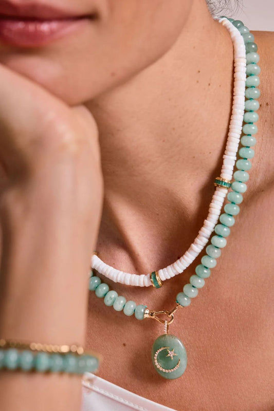 Green Aventurine Bead Necklace