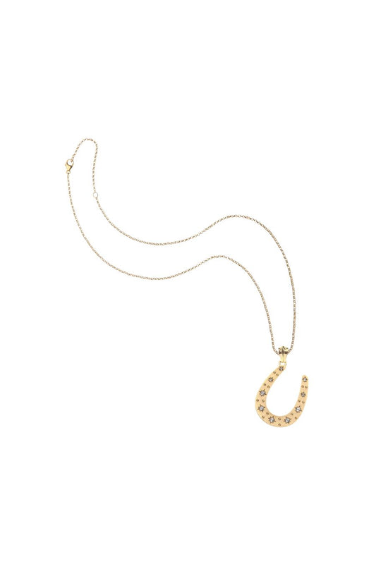 Lucky Starry Horseshoe Necklace