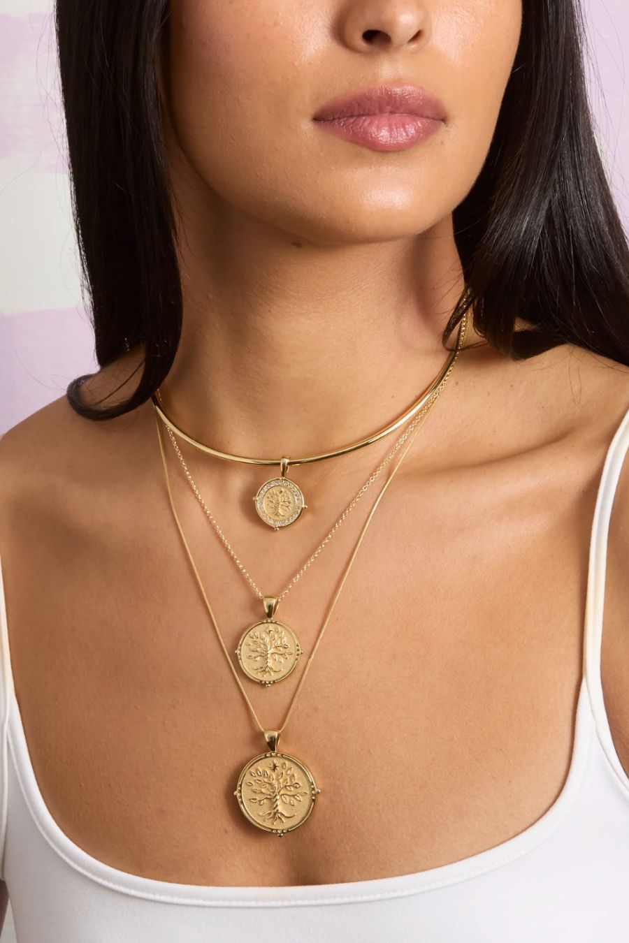 FAITH Petite Embellished Necklace