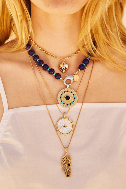 PROTECT Gleaming Eye Pendant Necklace