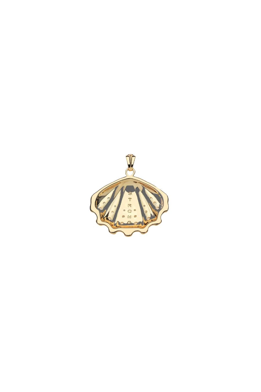 Strong in Waves Shell Pendant Necklace