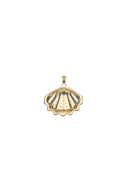 Strong in Waves Shell Pendant Necklace
