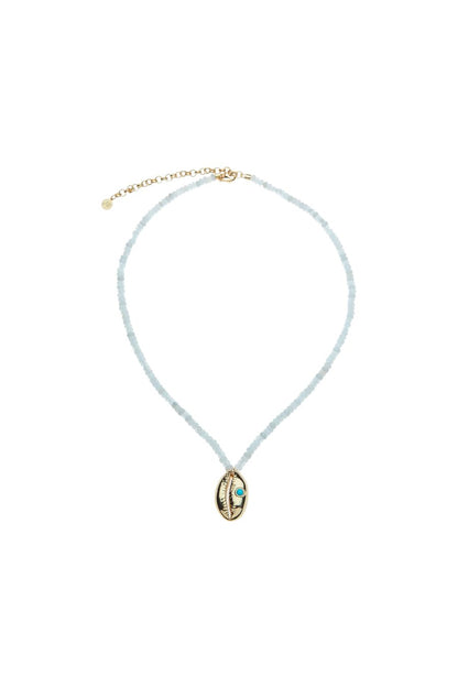 Strong in the Waves Beaded Necklace