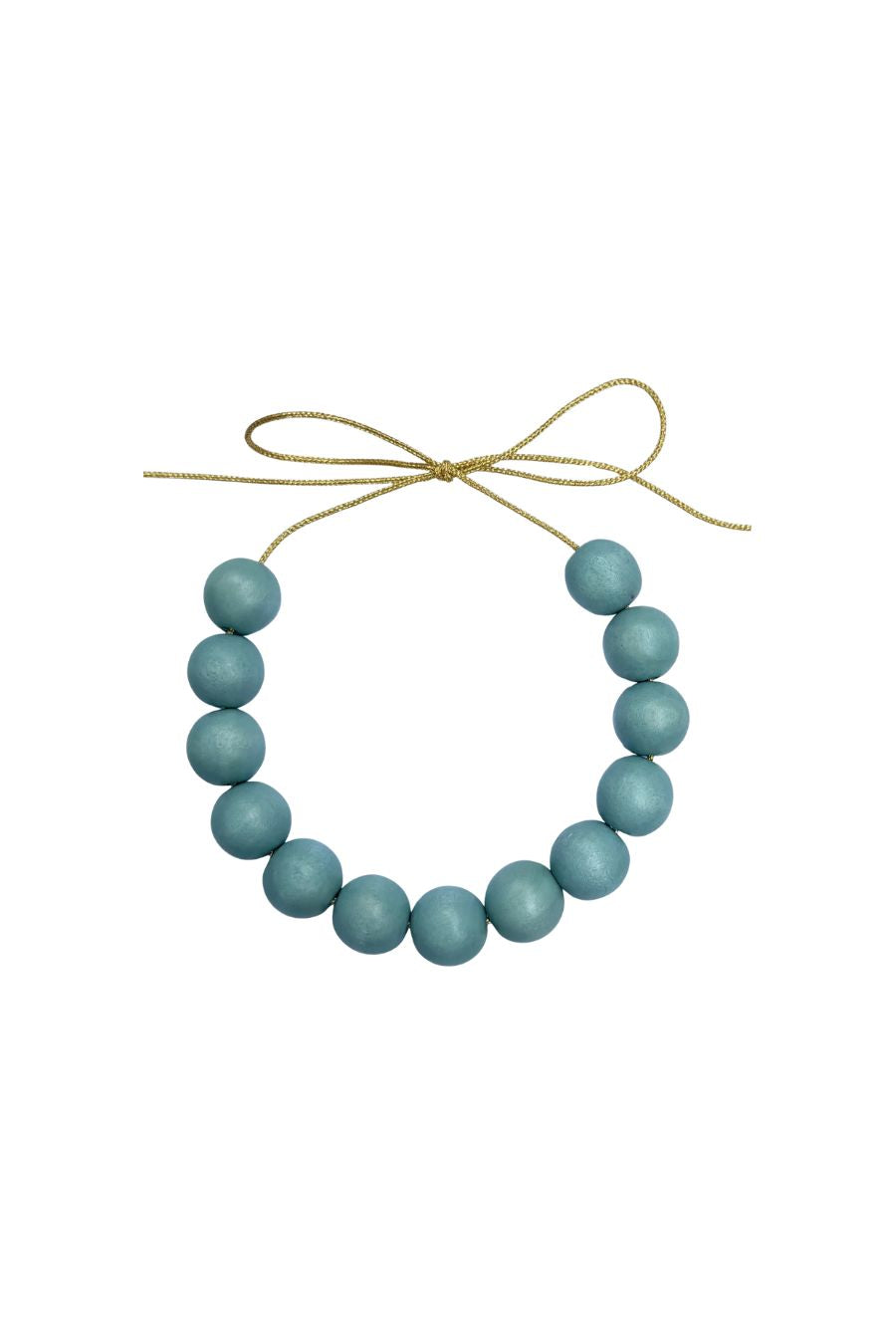 Aquamarine Bubble Necklace