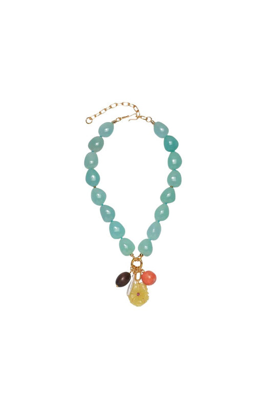 Cordoba Necklace in Sea Foam Multi