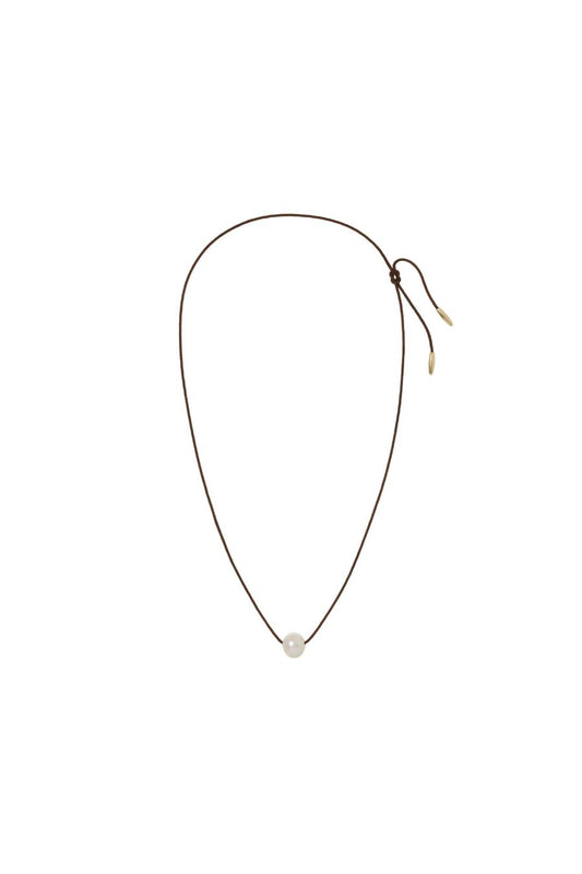 The Freshwater Pearl Tie Necklace