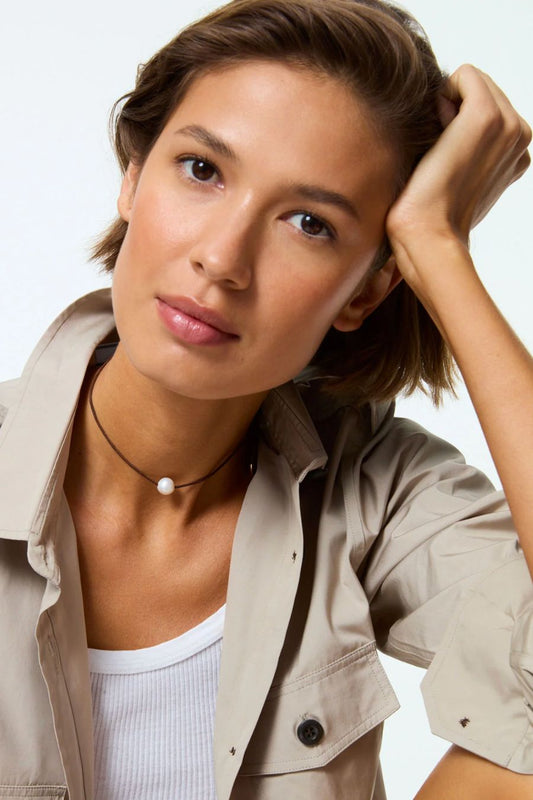 The Freshwater Pearl Tie Necklace