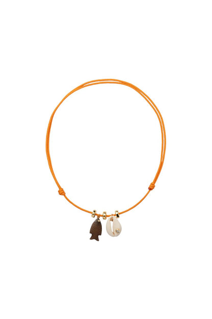 Tropicana Necklace in Orange
