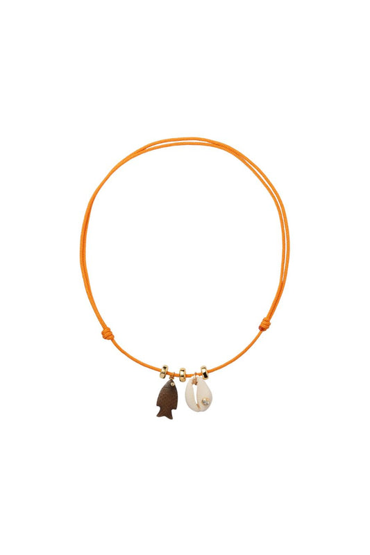 Tropicana Necklace in Orange