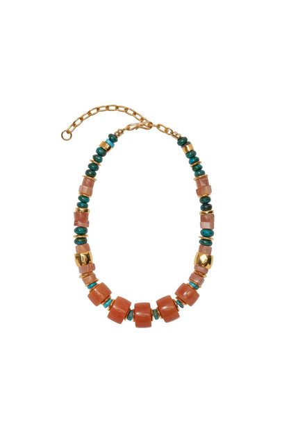 Lizzie Fortunato Granada Necklace, beaded statement necklace