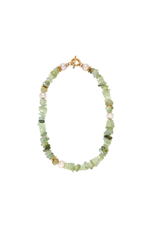 Mood Necklace in Prehnite