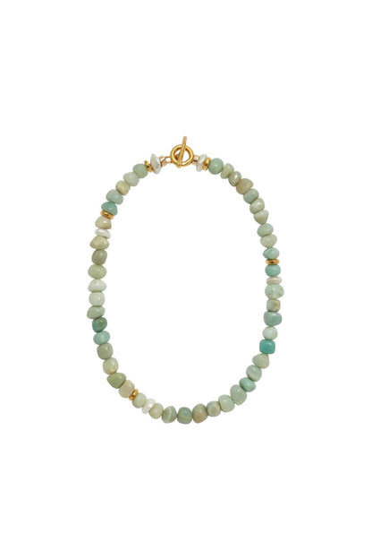 Lizzie Fortunato Mood Necklace in Amazonite, amazonite gemstone necklace