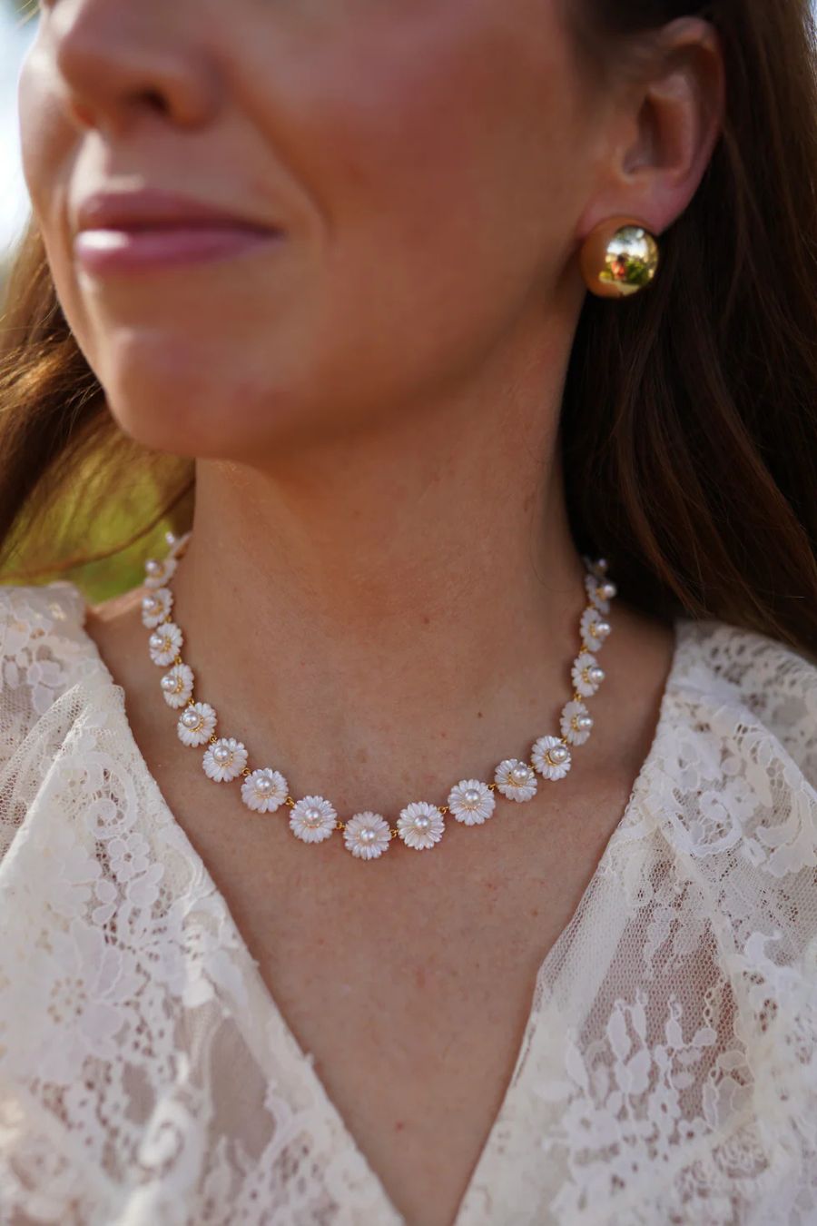 MOP Wildflower Necklace