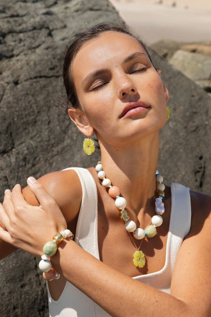 New Bloom Earrings in Canary