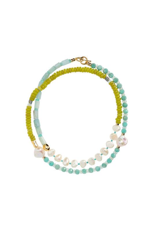 Cabana Necklace in Dragon Fruit