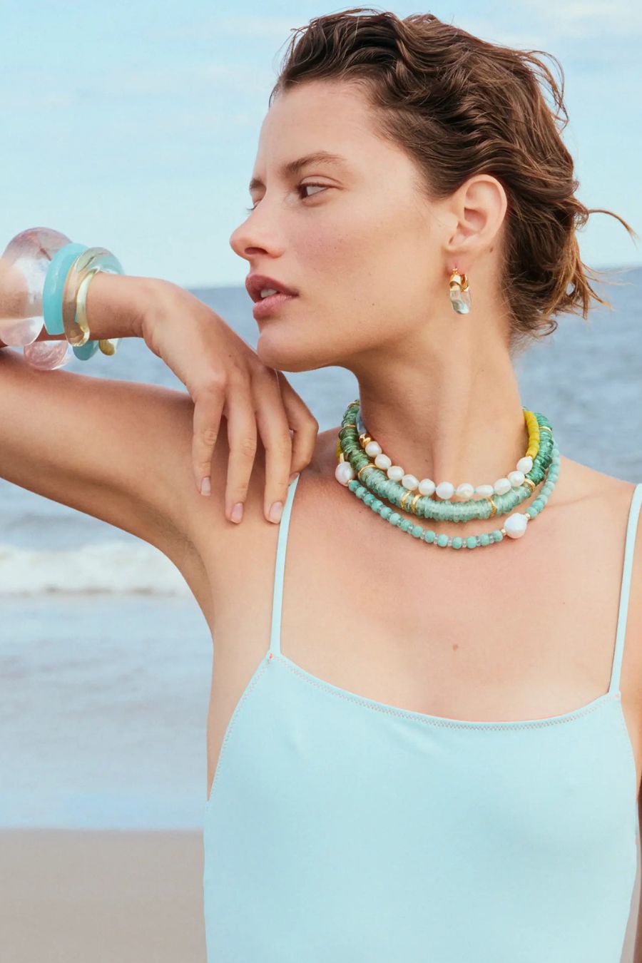 Cabana Necklace in Dragon Fruit