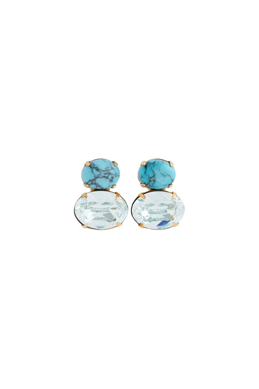 Yvette Earrings in Turquoise