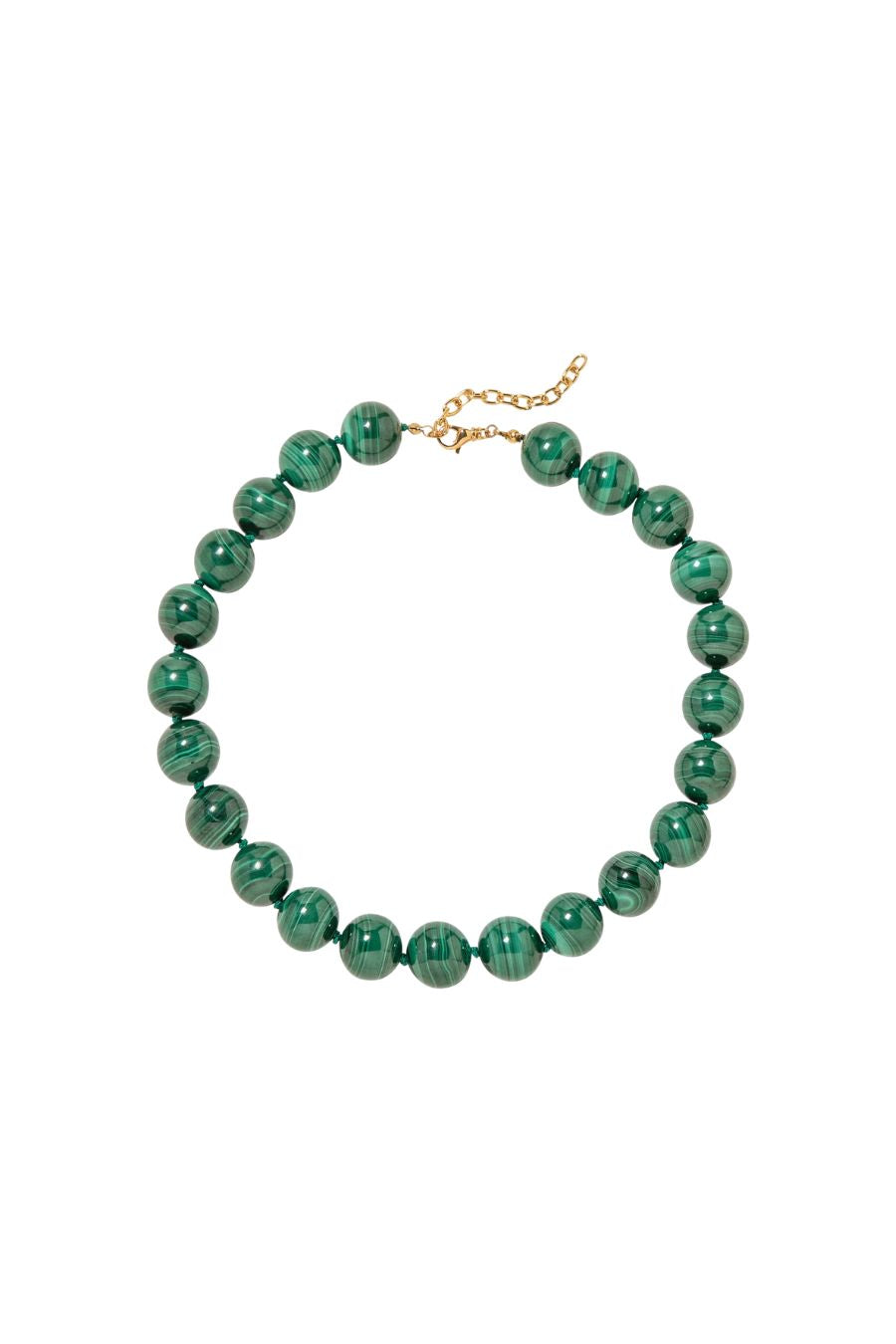 Louisa Necklace in Malachite