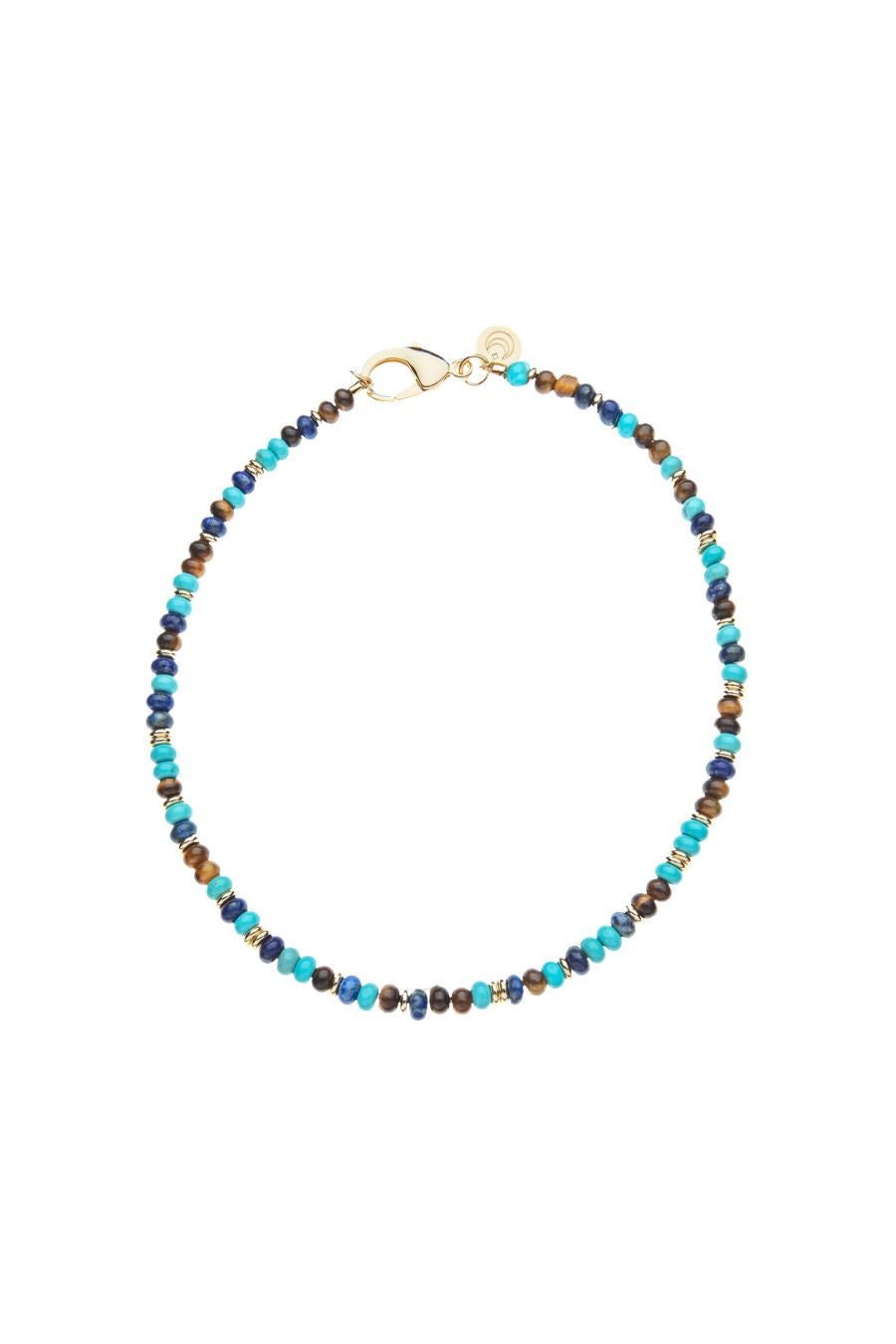 Gumdrop Beaded Necklace in Shoreline Mix