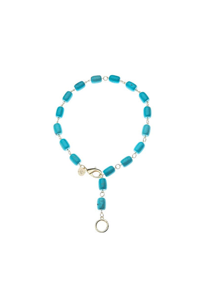 Chunky Turquoise Lariat Necklace