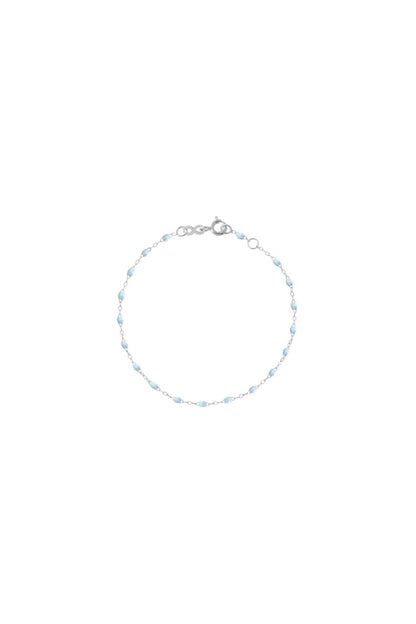 Classic Gigi White Gold Bracelet in Baby Blue