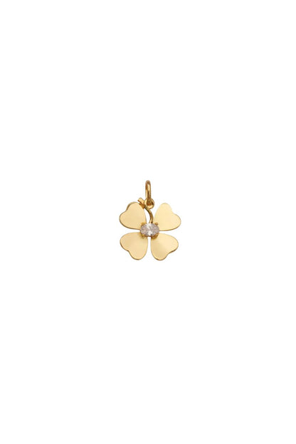 Golden Clover Charm