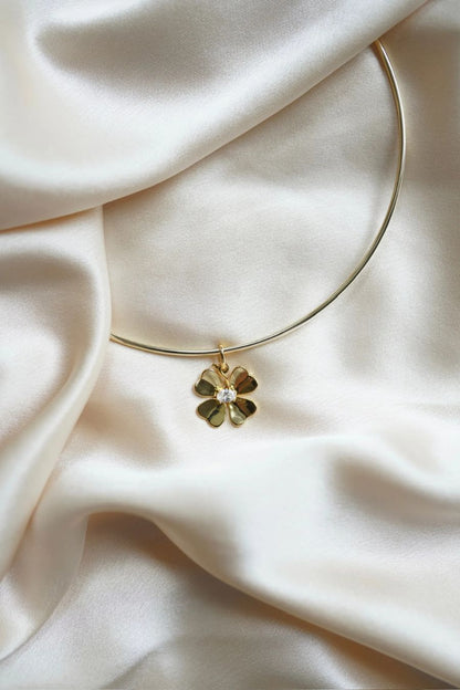 Golden Clover Charm