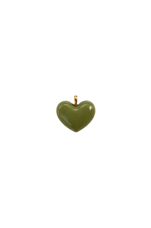 Sage Heart Charm