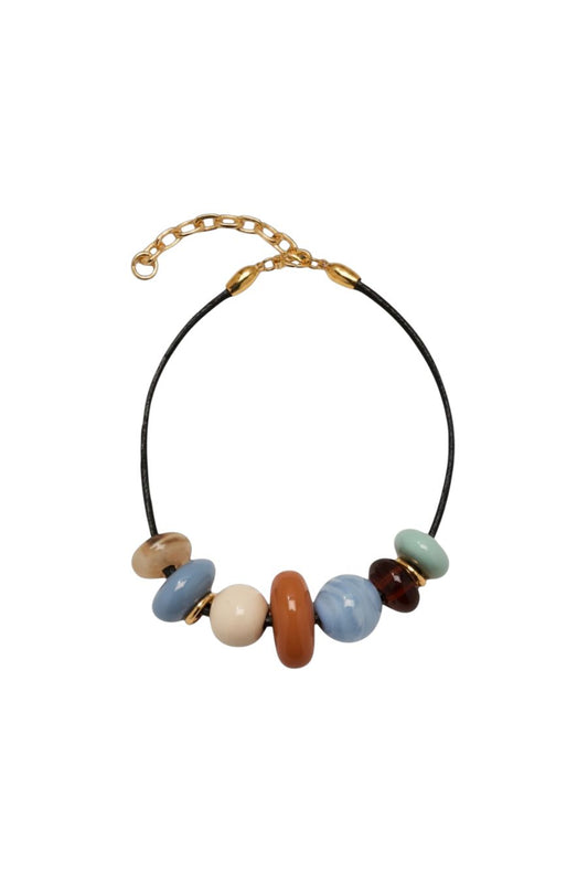 Piedra Necklace in Clay Multi